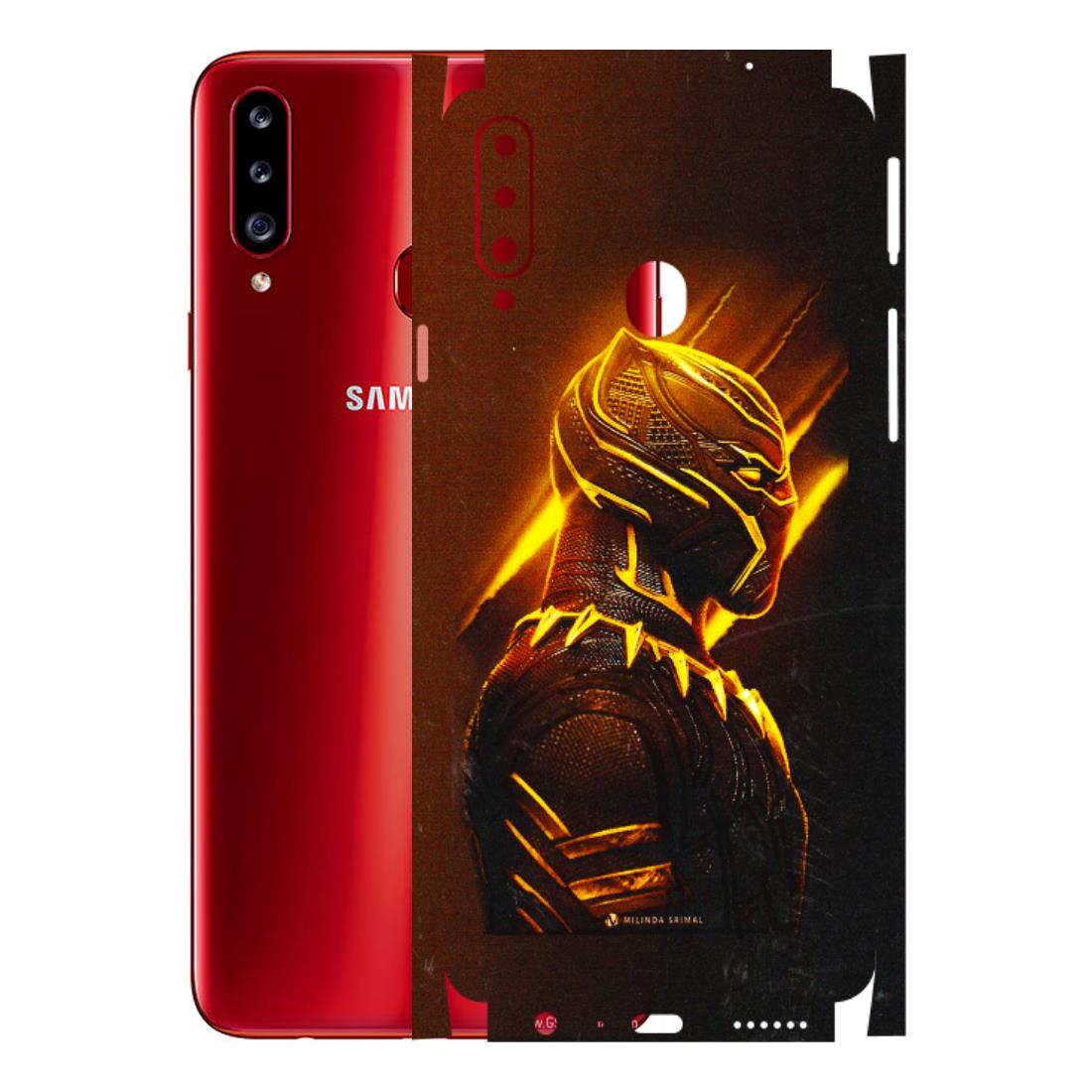 Samsung A/S Series Phone Skins (All Models) - Gold Black Panther - 3D Embossed Finish (L-181) Samsung Galaxy A20S