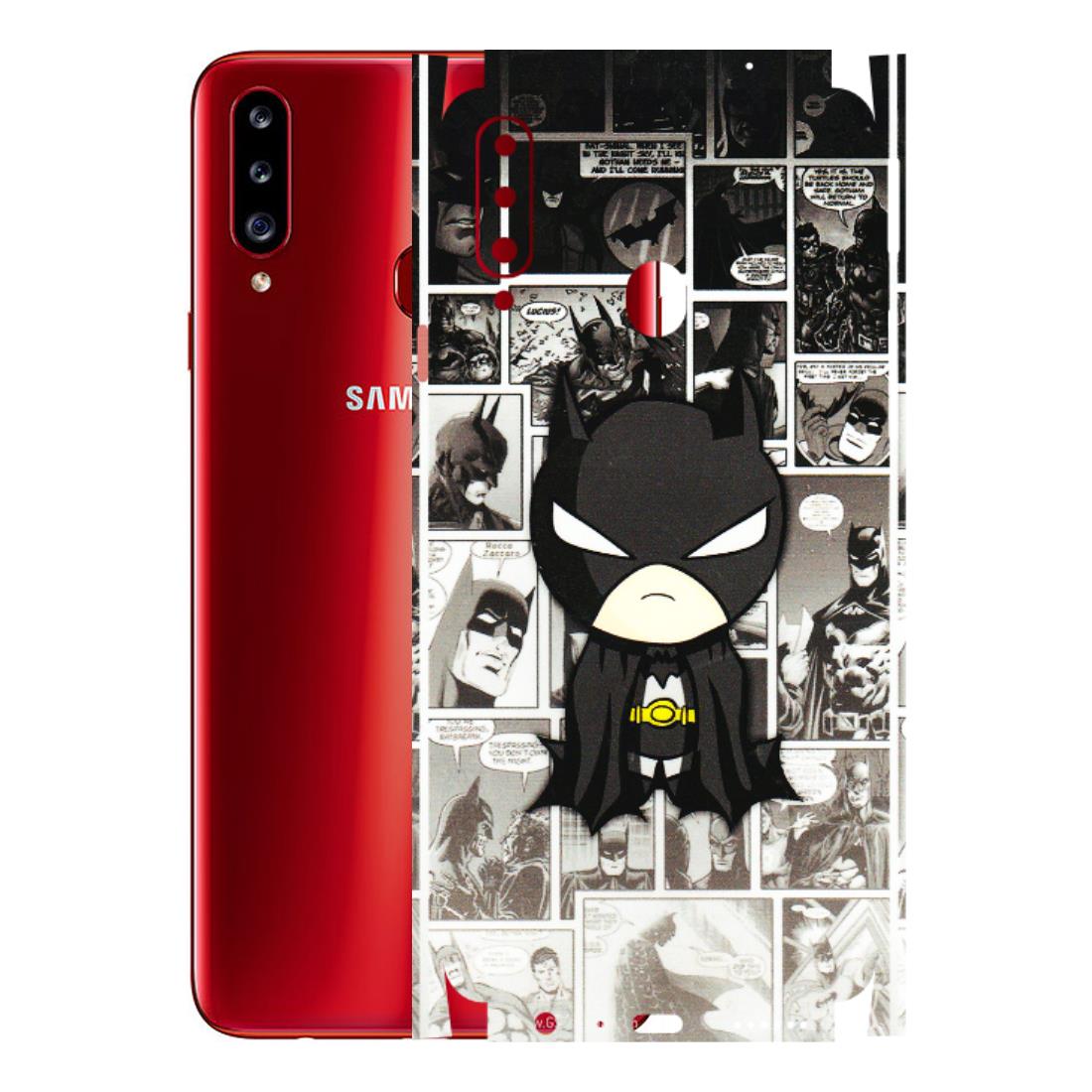 Samsung A/S Series Phone Skins (All Models) - Toon Batman - 3D Embossed Finish (L-182) Samsung Galaxy A20S