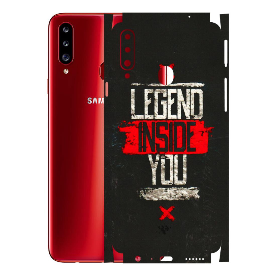 Samsung A/S Series Phone Skins (All Models) - Legend Inside You - 3D Embossed Finish (L-186) Samsung Galaxy A20S