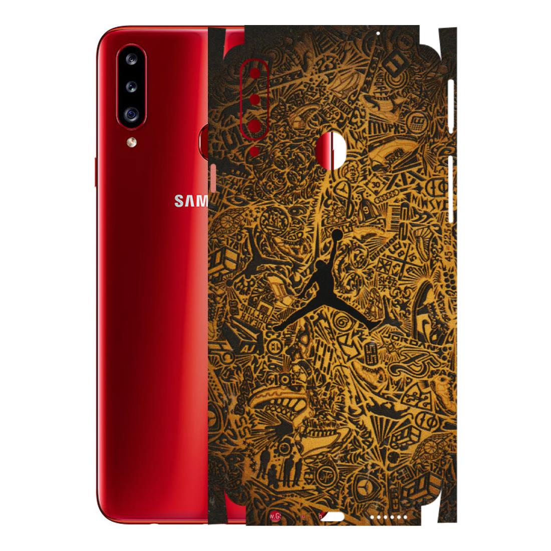 Samsung A/S Series Phone Skins (All Models) - Premium Gold Basketball Player - 3D Embossed Finish (L-236) Samsung Galaxy A20S