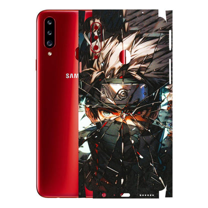 Samsung A/S Series Phone Skins (All Models) - Kakashi Shattered Glass Effect - 3D Embossed Finish (L-237) Samsung Galaxy A20S
