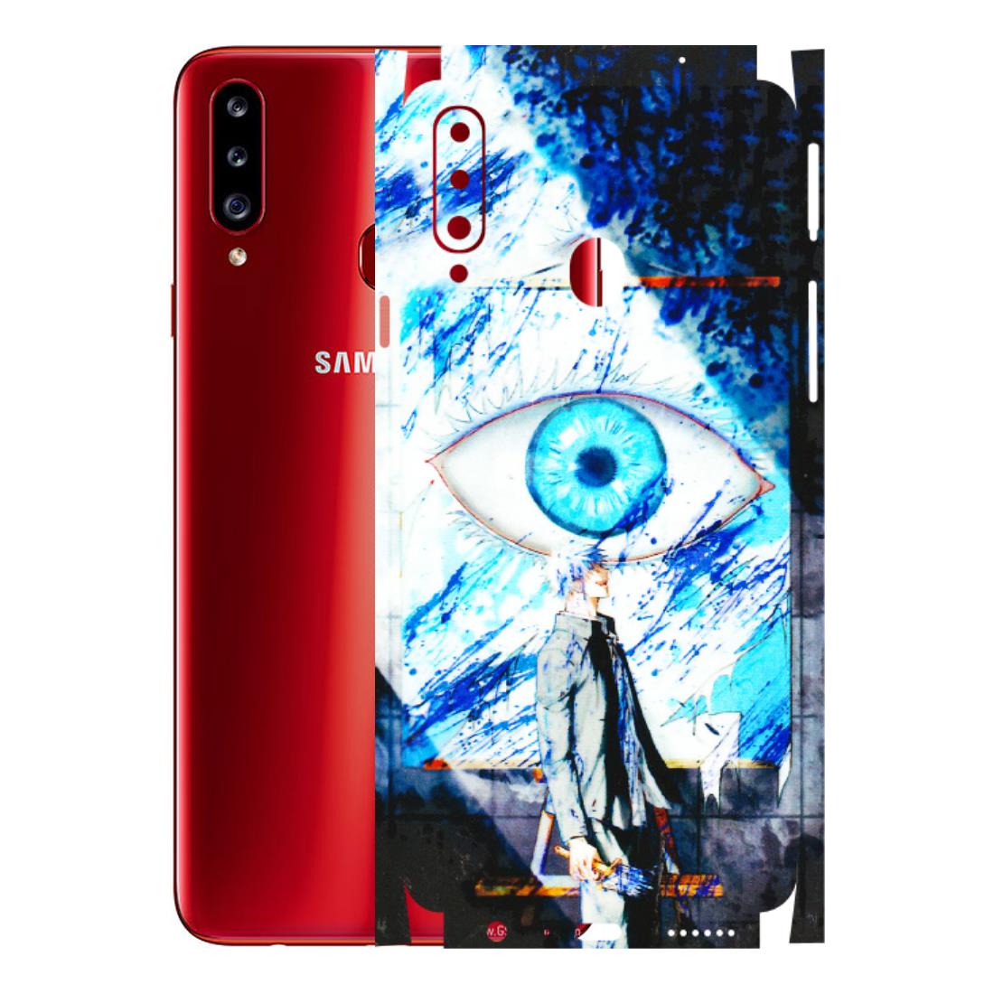 Samsung A/S Series Phone Skins (All Models) - Gojo Satoru evil eye - 3D Embossed Finish (L-239) Samsung Galaxy A20S