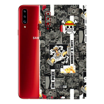Samsung A/S Series Phone Skins (All Models) - Cuffy Anime MonkeyCamic - 3D Embossed Finish (L-242) Samsung Galaxy A20S