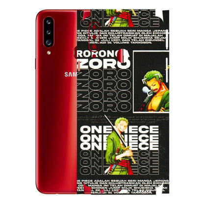 Samsung A/S Series Phone Skins (All Models) - One Piece Zoro - 3D Embossed Finish (L-250) Samsung Galaxy A20S
