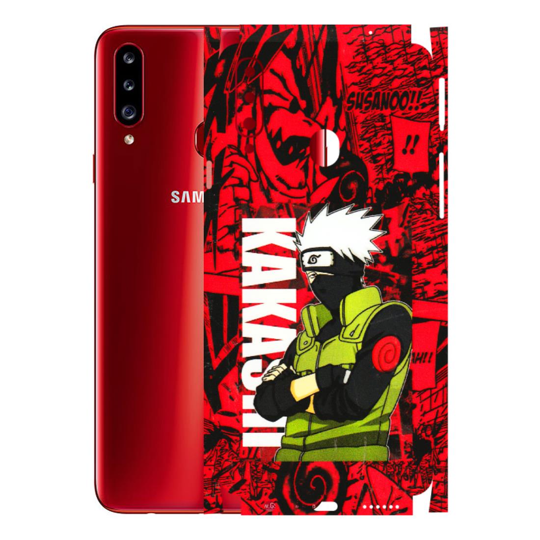 Samsung A/S Series Phone Skins (All Models) - Kakashi Red Anime - 3D Embossed Finish (L-251) Samsung Galaxy A20S