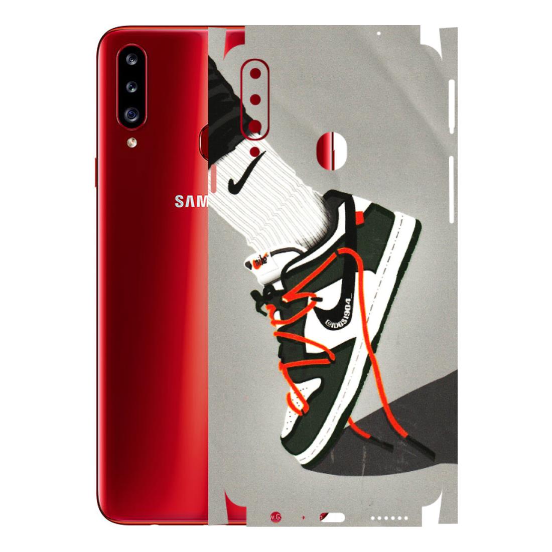 Samsung A/S Series Phone Skins (All Models) - New Grey Sneaker - 3D Embossed Finish (L-261) Samsung Galaxy A20S