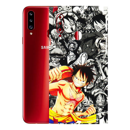 Samsung A/S Series Phone Skins (All Models) - Anime Comics Games Doodles - 3D Embossed Finish (L-27) Samsung Galaxy A20S