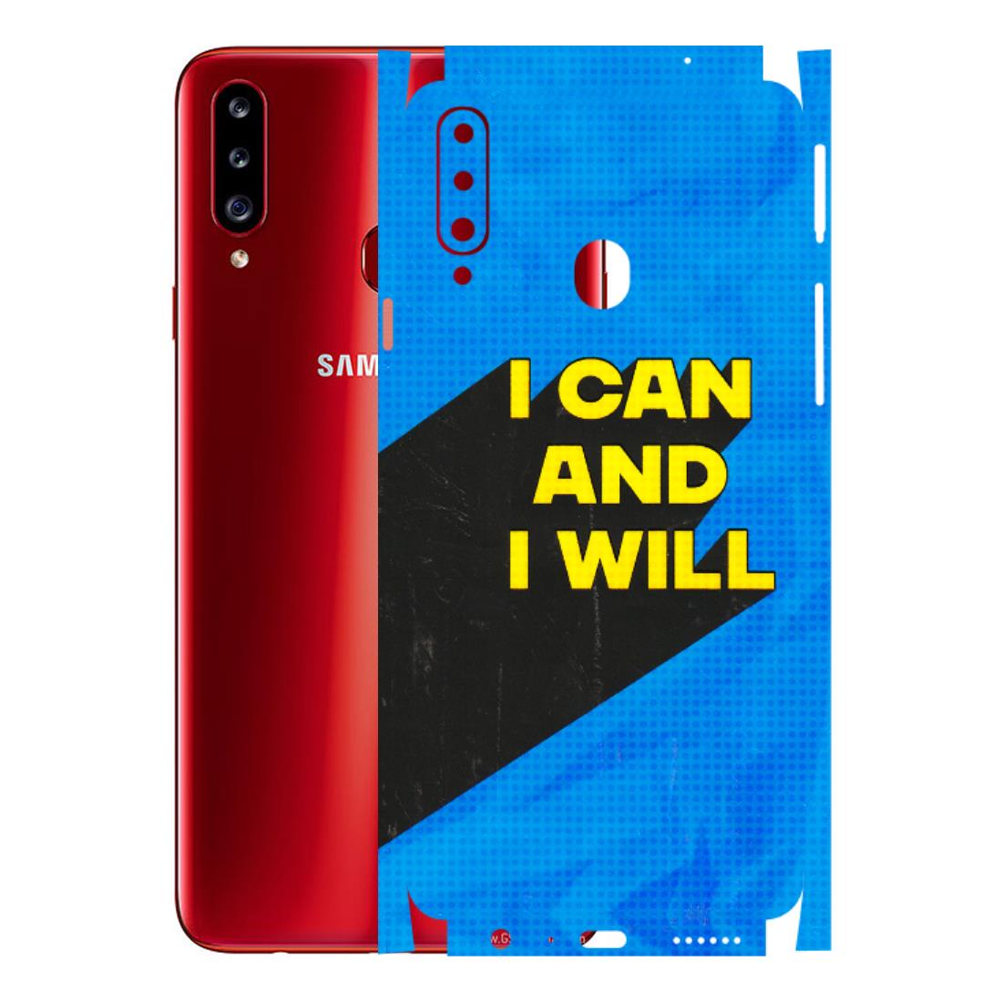 Samsung A/S Series Phone Skins (All Models) - I Can And I Will - 3D Embossed Finish (L-281) Samsung Galaxy A20S
