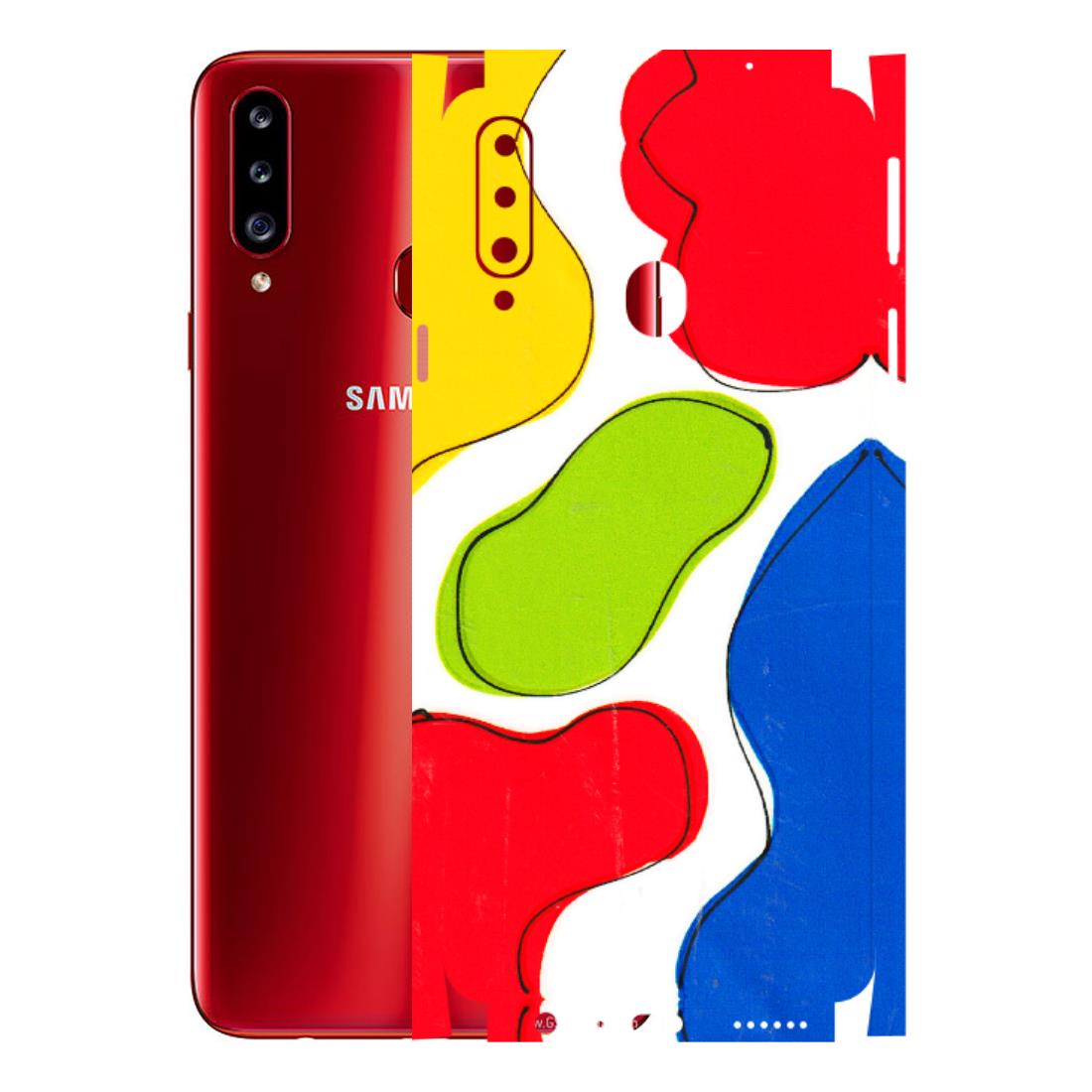 Samsung A/S Series Phone Skins (All Models) - RGB Colour Paint - 3D Embossed Finish (L-284) Samsung Galaxy A20S
