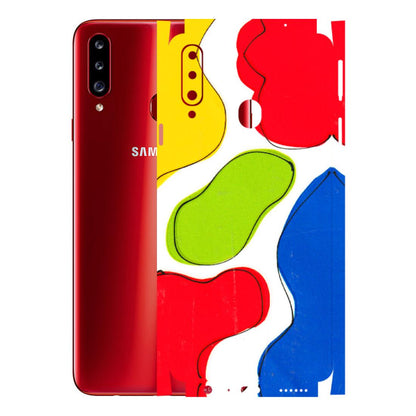 Samsung A/S Series Phone Skins (All Models) - RGB Colour Paint - 3D Embossed Finish (L-284) Samsung Galaxy A20S