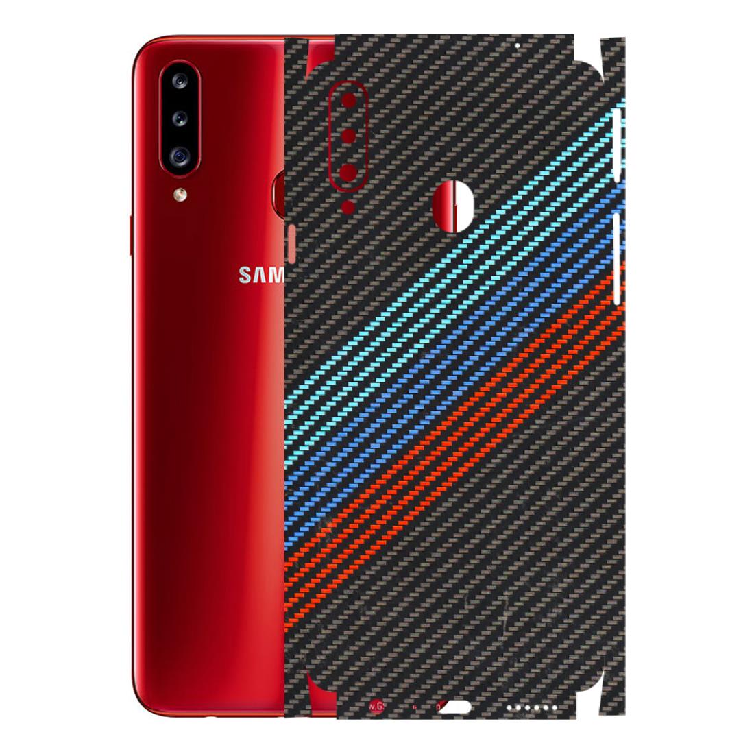 Samsung A/S Series Phone Skins (All Models) - Carbon BM - 3D Embossed Finish (L-302) Samsung Galaxy A20S