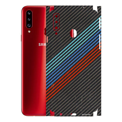 Samsung A/S Series Phone Skins (All Models) - Carbon BM - 3D Embossed Finish (L-302) Samsung Galaxy A20S