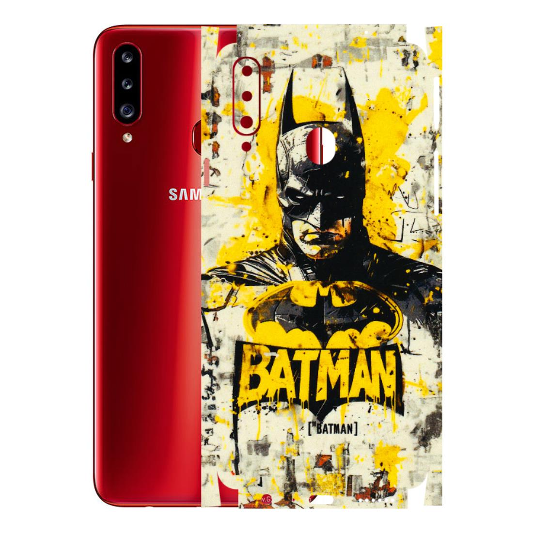 Samsung A/S Series Phone Skins (All Models) - Batman Yellow BT - 3D Embossed Finish (L-304) Samsung Galaxy A20S