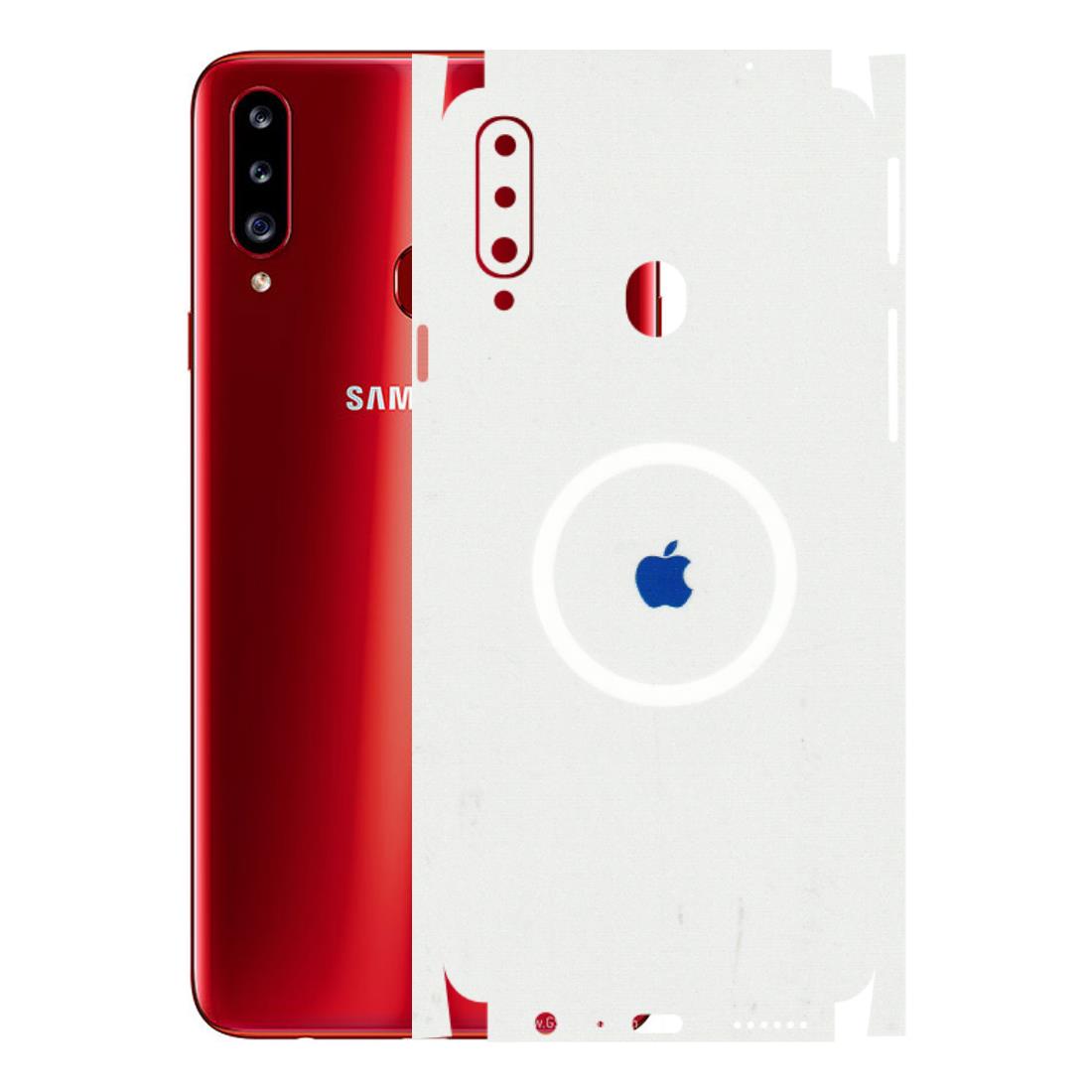 Samsung A/S Series Phone Skins (All Models) - iPhone Magsafe Logo - 3D Embossed Finish (L-320) Samsung Galaxy A20S