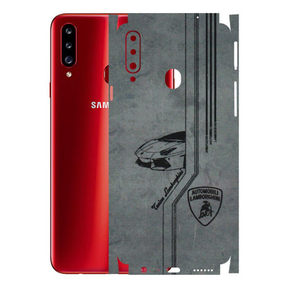 Samsung A/S Series Phone Skins (All Models) - New Lamborgini Aventador - 3D Embossed Finish (L-321) Samsung Galaxy A20S