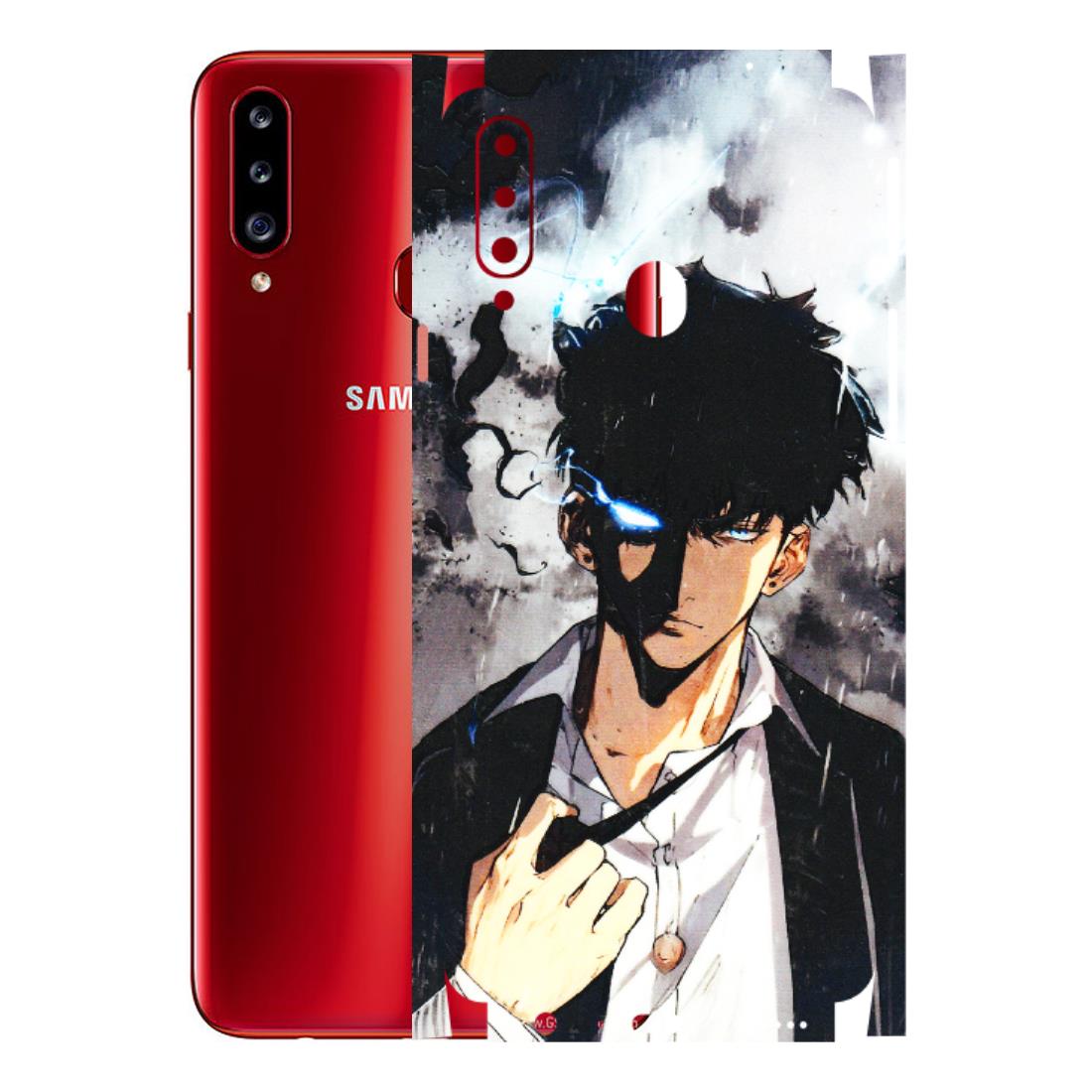 Samsung A/S Series Phone Skins (All Models) - Sung Jinwoo Manhwa Anime - 3D Embossed Finish (L-328) Samsung Galaxy A20S