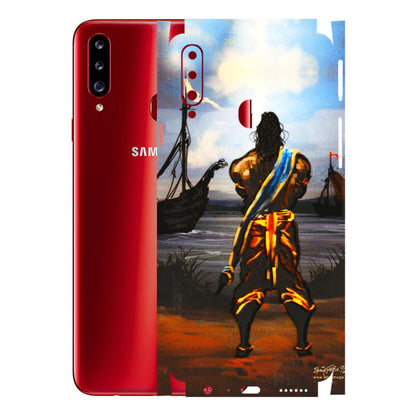 Samsung A/S Series Phone Skins (All Models) - Heavenly God Figure - 3D Embossed Finish (L-34) Samsung Galaxy A20S