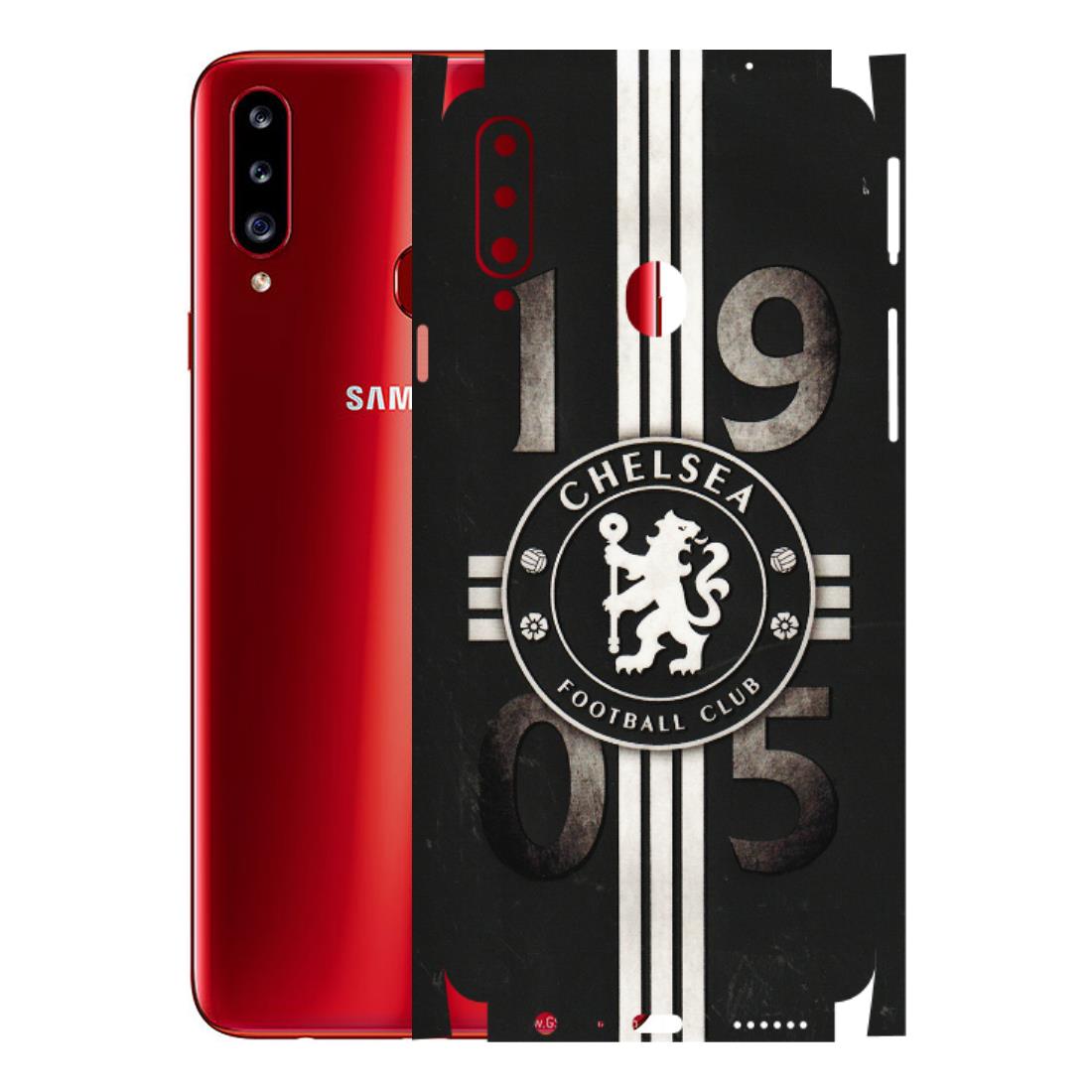 Samsung A/S Series Phone Skins (All Models) - Chelsea Fan Club - 3D Embossed Finish (L-36) Samsung Galaxy A20S
