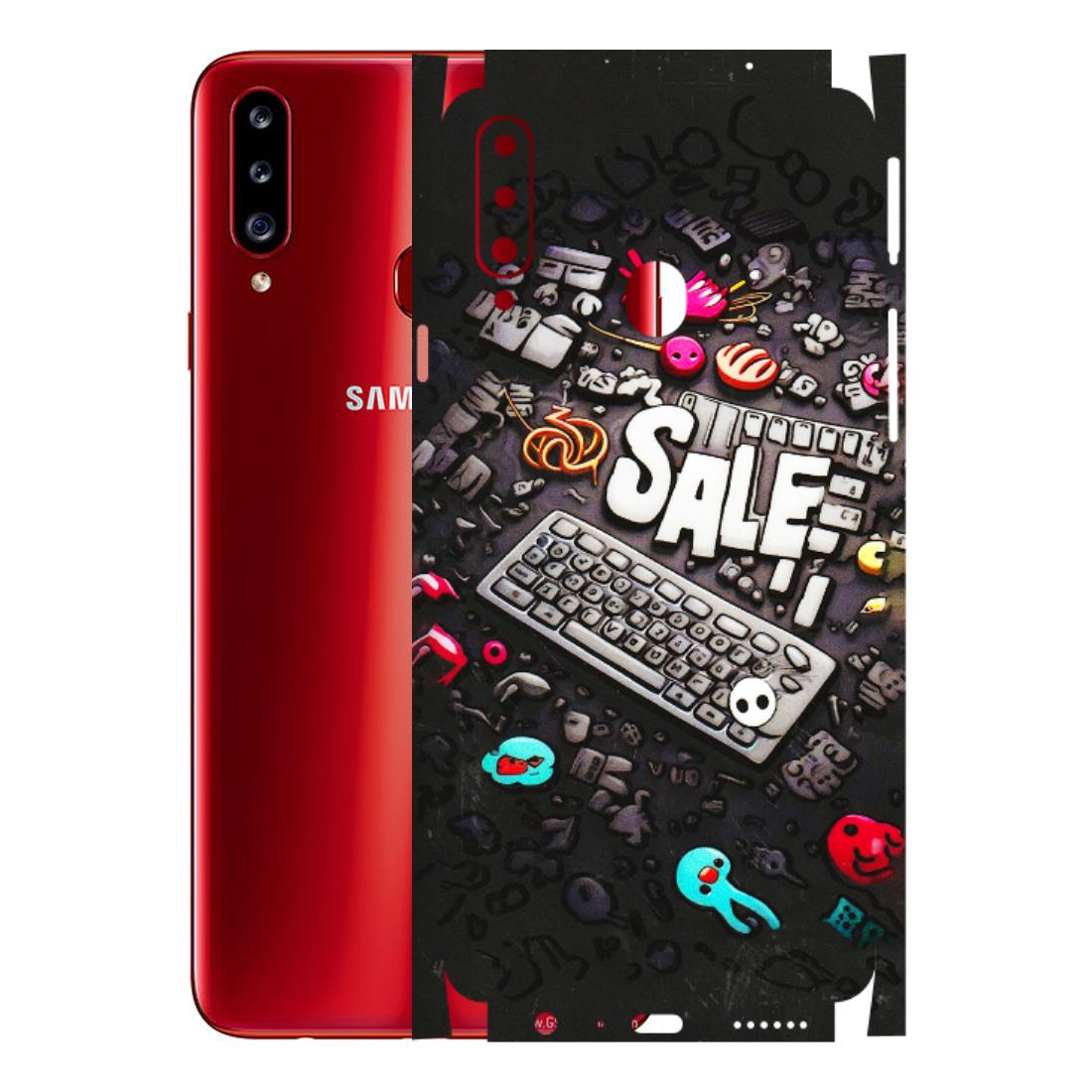 Samsung A/S Series Phone Skins (All Models) - Gadgets Sale - 3D Embossed Finish (L-50) Samsung Galaxy A20S