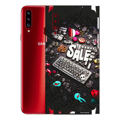 Samsung A/S Series Phone Skins (All Models) - Gadgets Sale - 3D Embossed Finish (L-50) Samsung Galaxy A20S