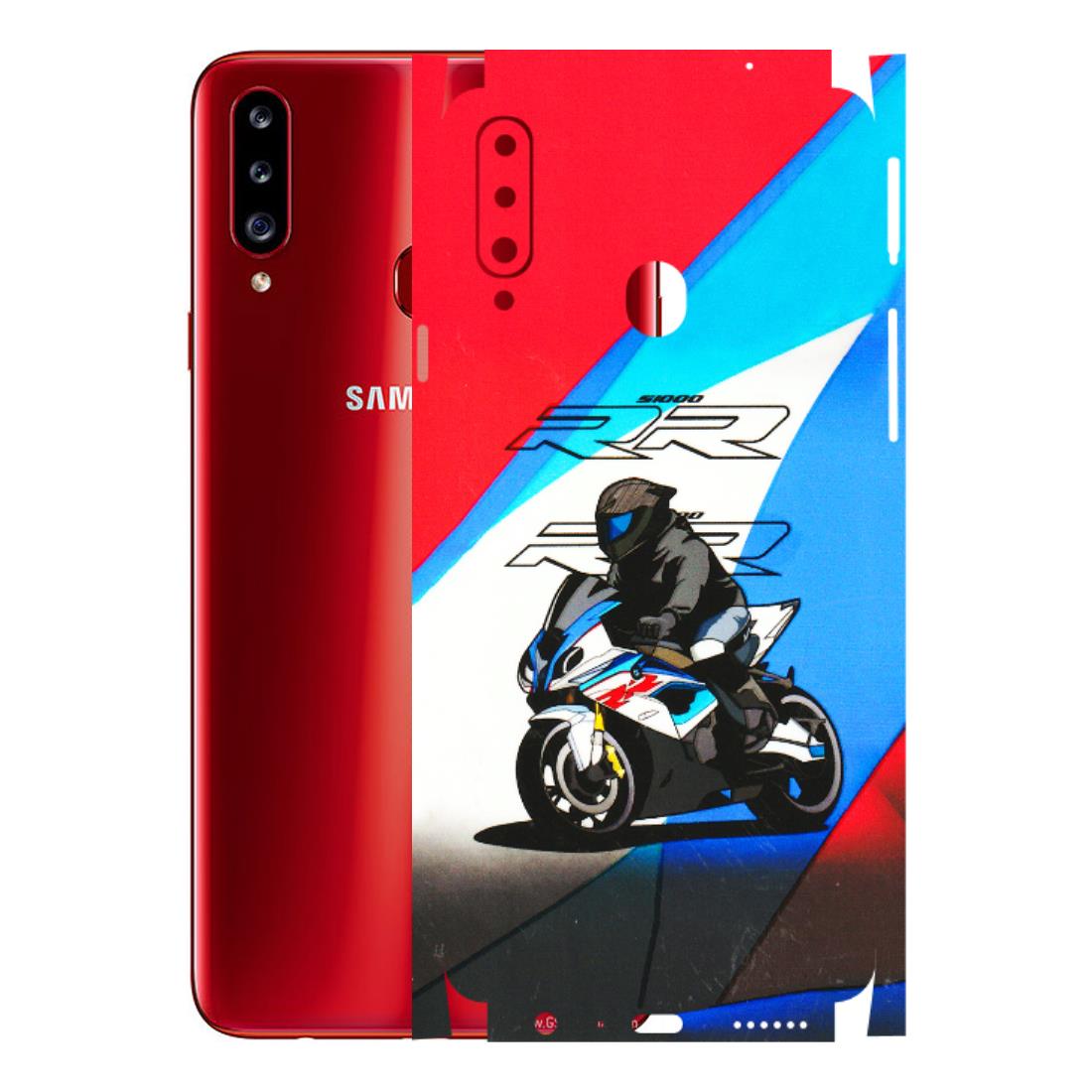 Samsung A/S Series Phone Skins (All Models) - Bikers Love - 3D Embossed Finish (L-58) Samsung Galaxy A20S