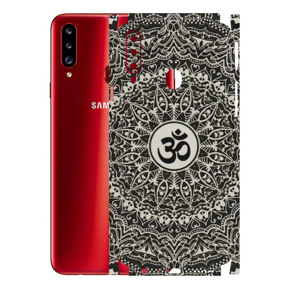 Samsung A/S Series Phone Skins (All Models) - Aum Elegant Mandala - 3D Embossed Finish (L-62) Samsung Galaxy A20S