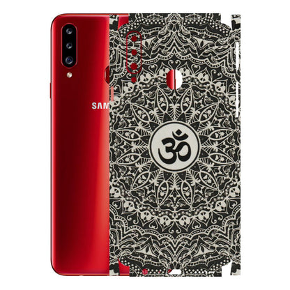 Samsung A/S Series Phone Skins (All Models) - Aum Elegant Mandala - 3D Embossed Finish (L-62) Samsung Galaxy A20S