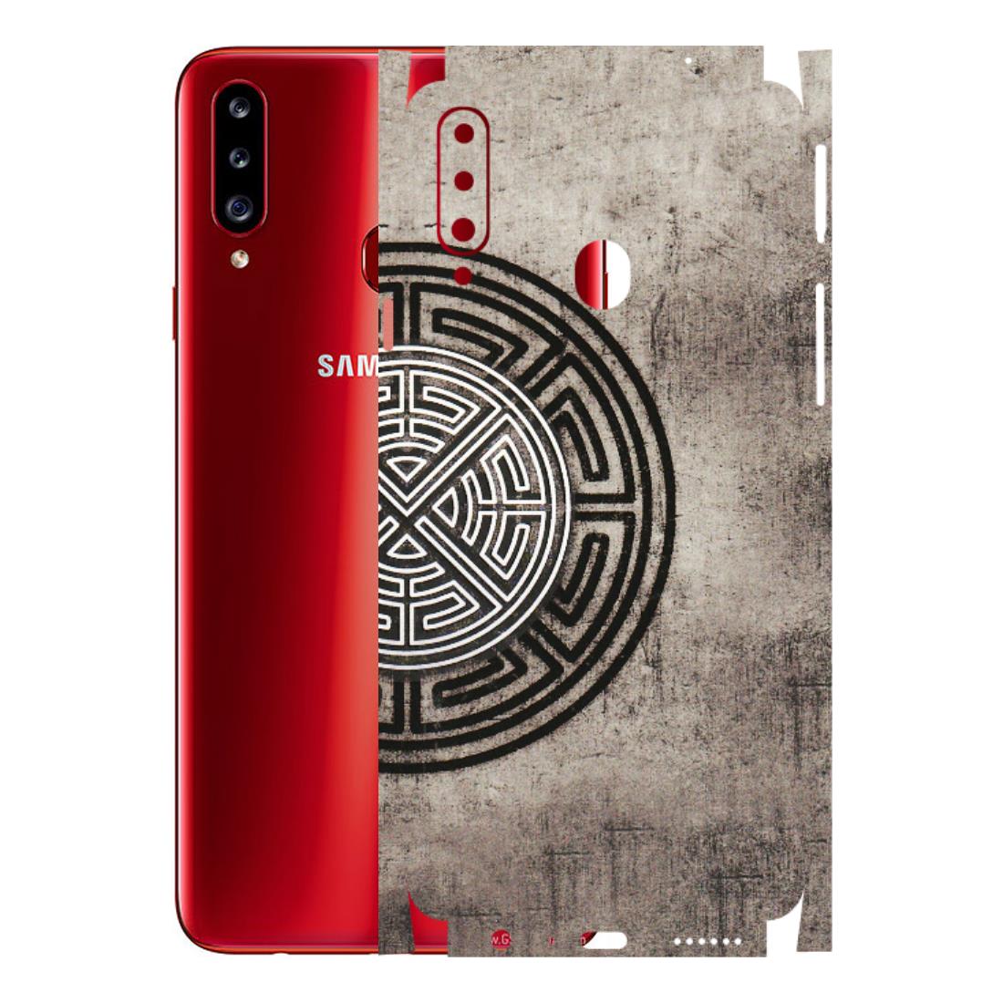 Samsung A/S Series Phone Skins (All Models) - Mysterious Circular Design - 3D Embossed Finish (L-63) Samsung Galaxy A20S