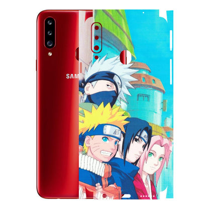 Samsung A/S Series Phone Skins (All Models) - Team Minato And Kakashi - Matte Finish (M-101) Samsung Galaxy A20S
