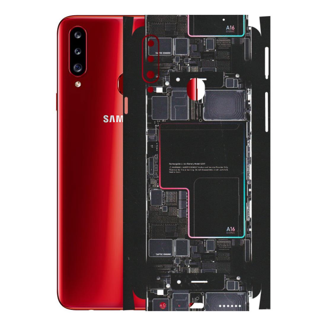 Samsung A/S Series Phone Skins (All Models) - Motherboard Circuit Layout - Matte Finish (M-117) Samsung Galaxy A20S