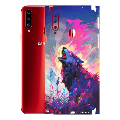 Samsung A/S Series Phone Skins (All Models) - New Wild Wolf Abstract - Matte Finish (M-125) Samsung Galaxy A20S