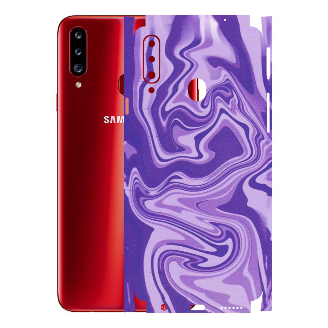 Samsung A/S Series Phone Skins (All Models) - Hazy Purple Nights - Matte Finish (M-14) Samsung Galaxy A20S