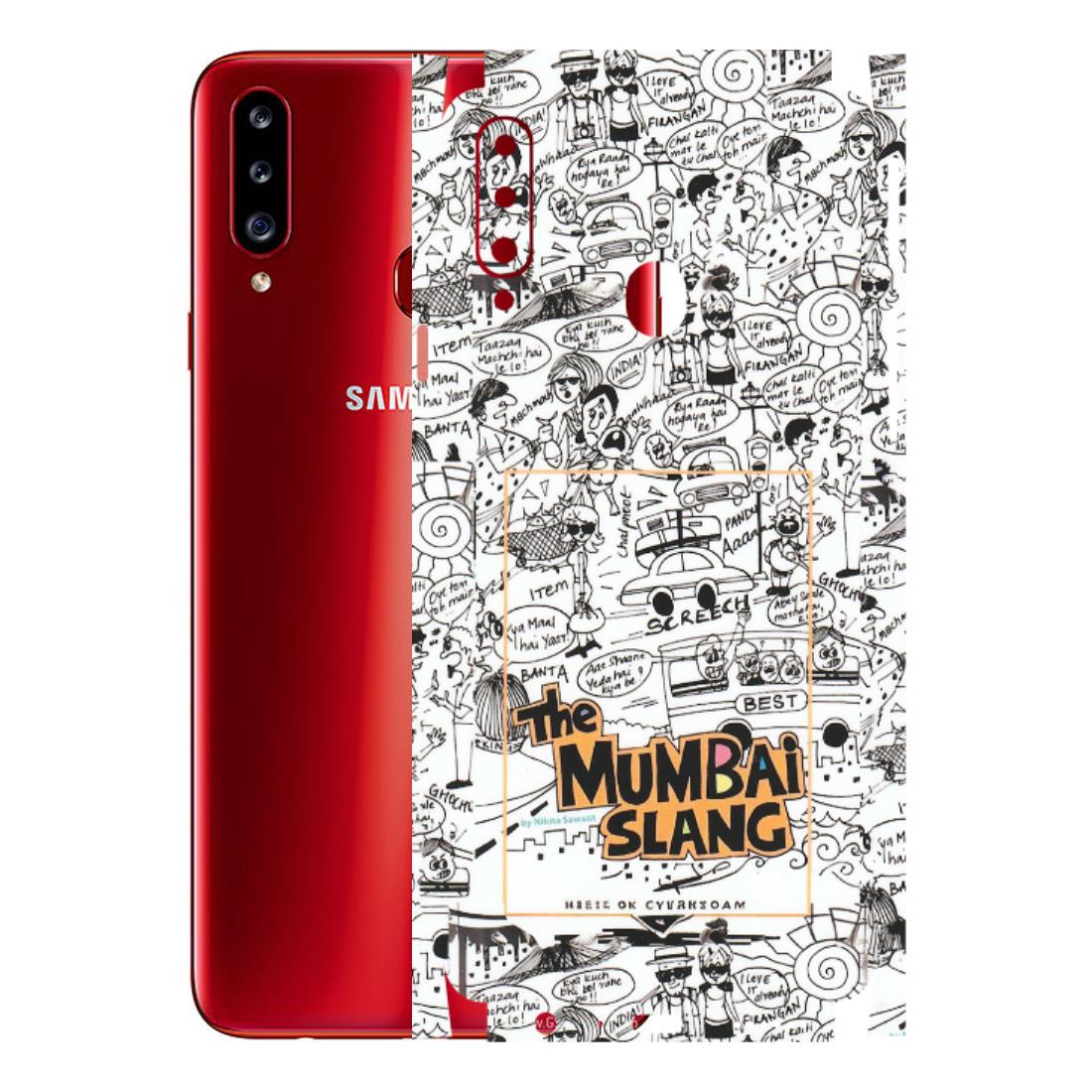Samsung A/S Series Phone Skins (All Models) - The Mumbai Slang - Matte Finish (M-142) Samsung Galaxy A20S