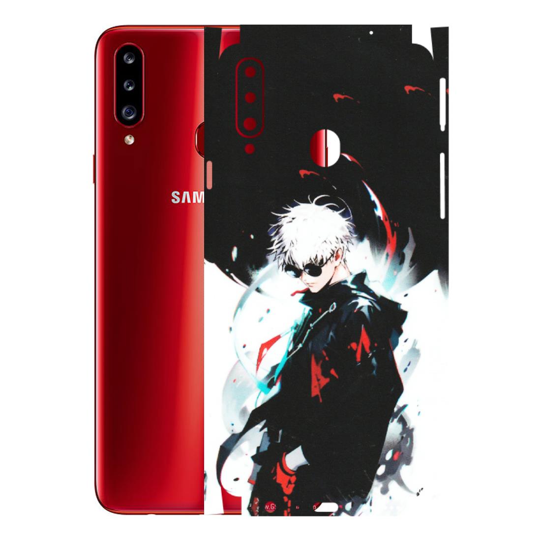 Samsung A/S Series Phone Skins (All Models) - Gojo Powerful Charater Kaisen Anime - Matte Finish (M-144) Samsung Galaxy A20S