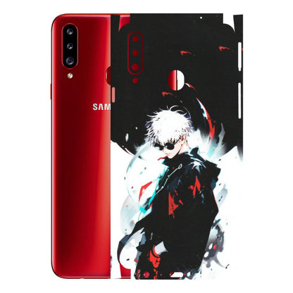 Samsung A/S Series Phone Skins (All Models) - Gojo Powerful Charater Kaisen Anime - Matte Finish (M-144) Samsung Galaxy A20S