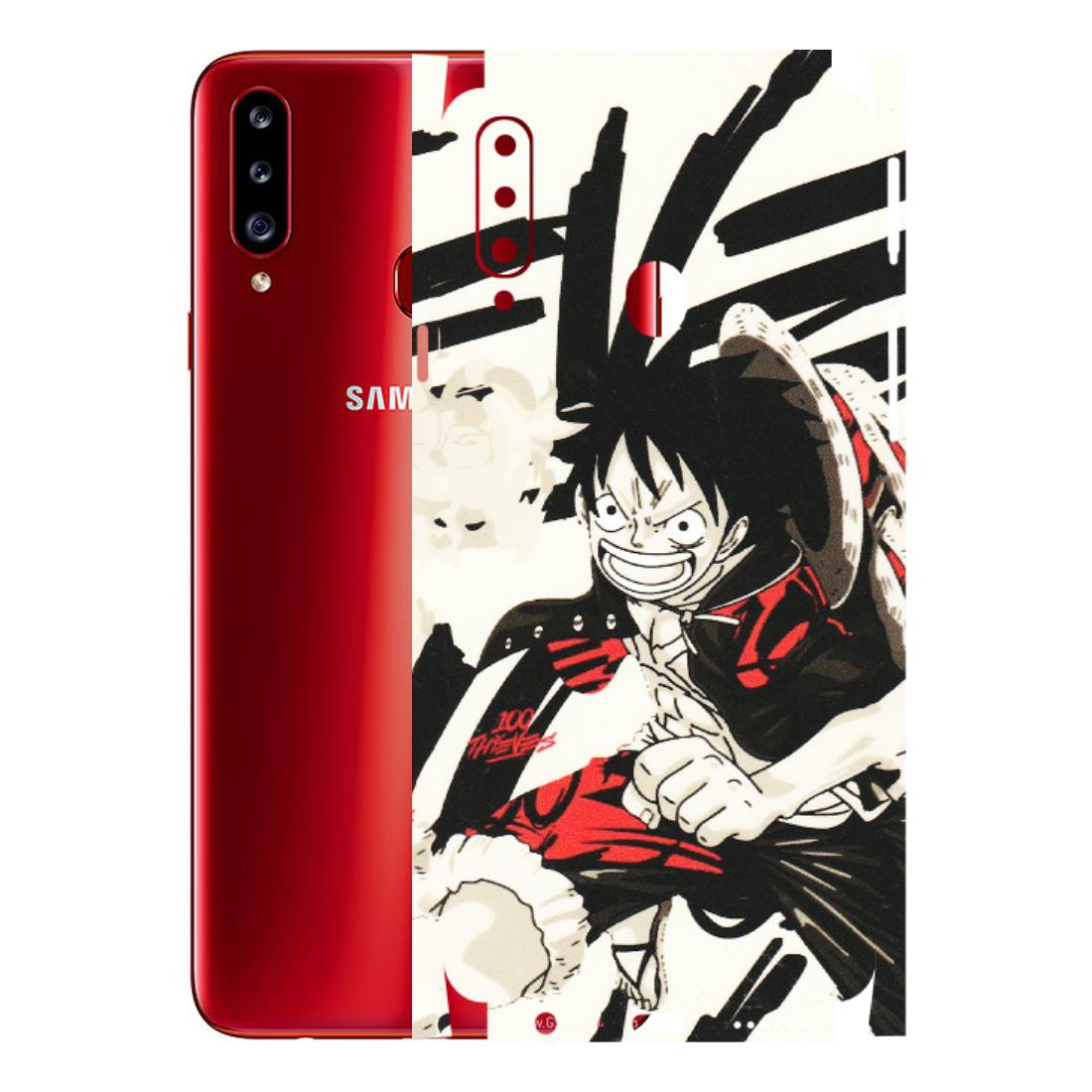 Samsung A/S Series Phone Skins (All Models) - Monkey D.Luffy Manga Anime - Matte Finish (M-145) Samsung Galaxy A20S
