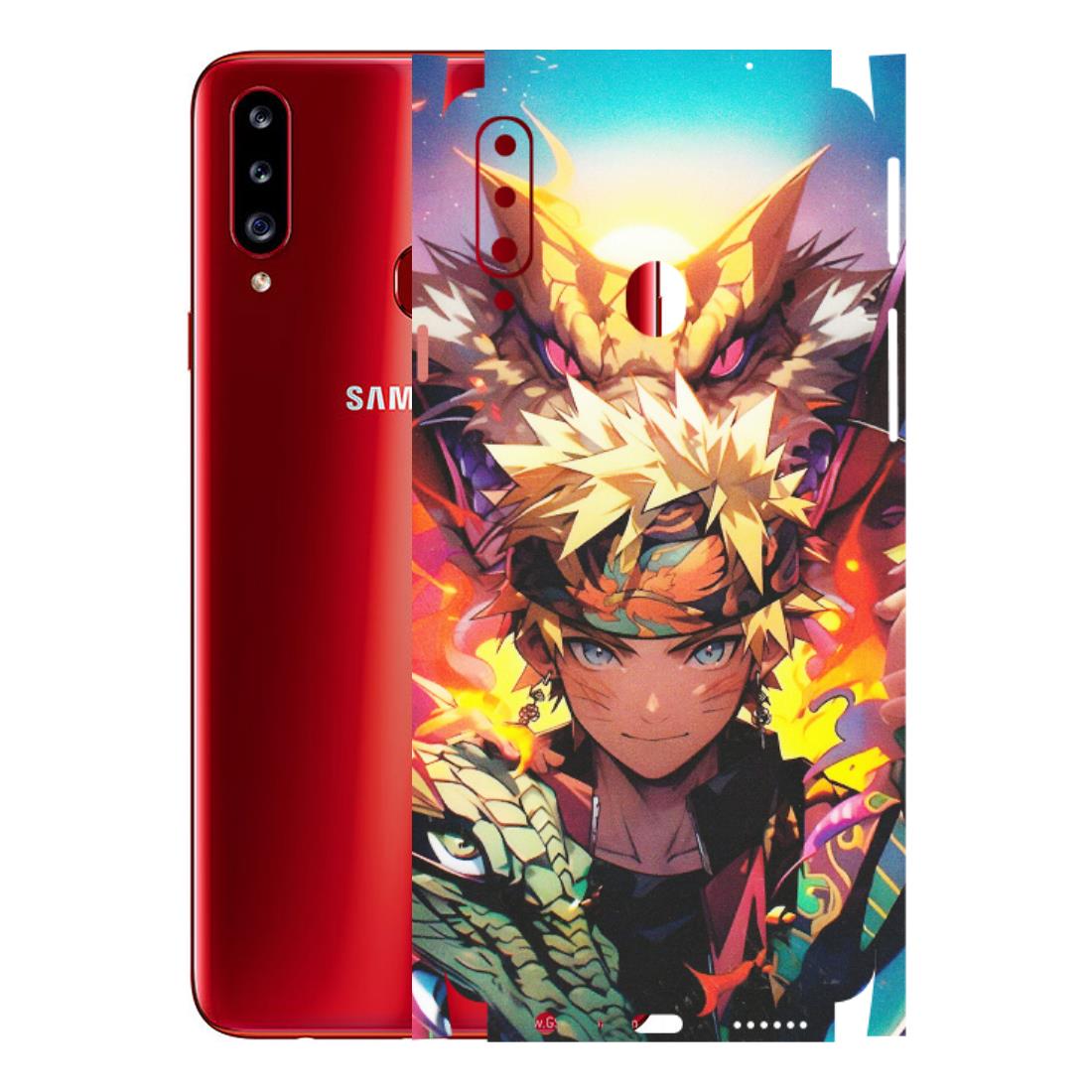 Samsung A/S Series Phone Skins (All Models) - Angry Naruto Anime - Matte Finish (M-148) Samsung Galaxy A20S