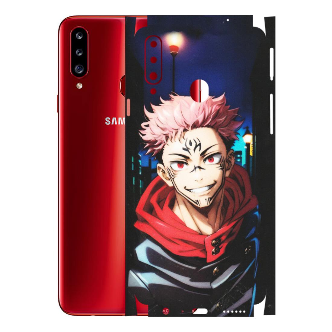 Samsung A/S Series Phone Skins (All Models) - Yuji Itadori Funny Face Anime - Matte Finish (M-152) Samsung Galaxy A20S