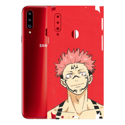 Samsung A/S Series Phone Skins (All Models) - Ryomen Sukuna Fun Anime - Matte Finish (M-153) Samsung Galaxy A20S
