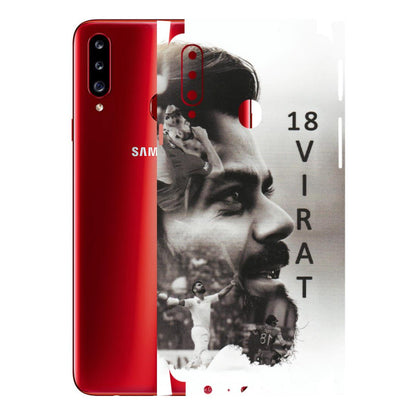 Samsung A/S Series Phone Skins (All Models) - Virat Kohli Cricketer - Matte Finish (M-163) Samsung Galaxy A20S