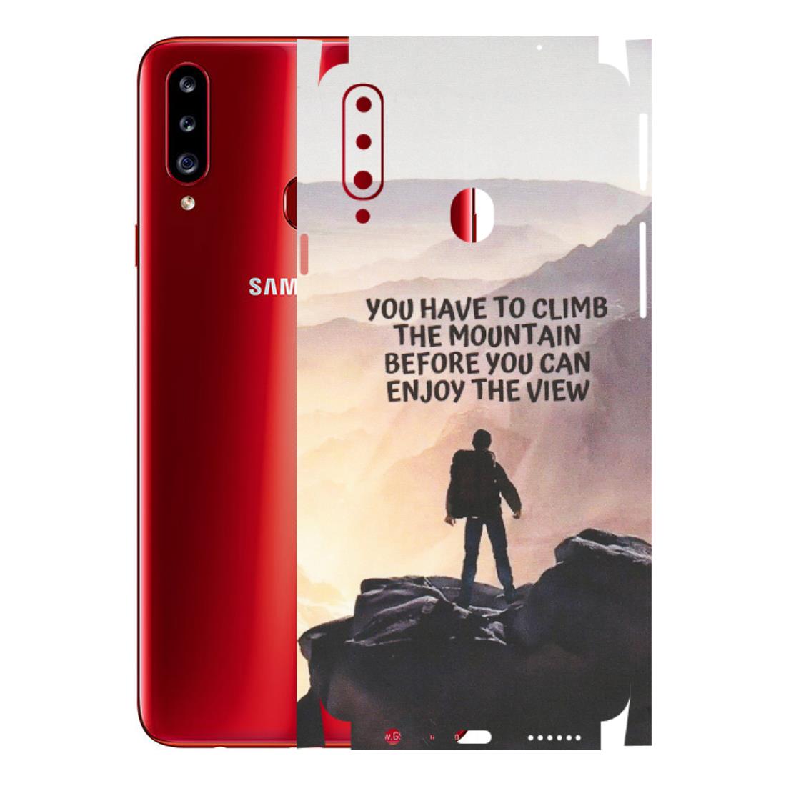 Samsung A/S Series Phone Skins (All Models) - Motivational Hiking Mountain - Matte Finish (M-28) Samsung Galaxy A20S