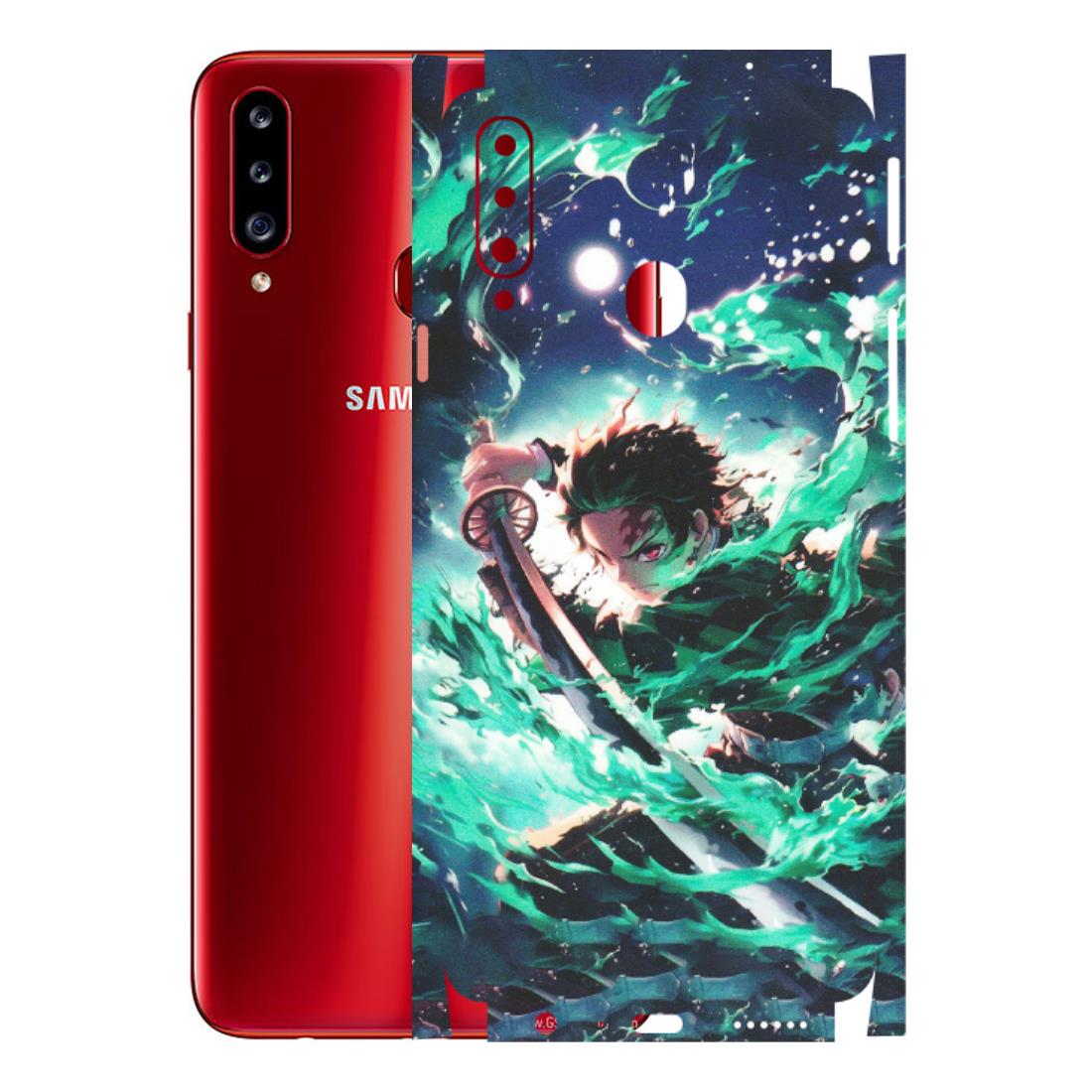 Samsung A/S Series Phone Skins (All Models) - Sword Fighter Anime - Matte Finish (M-29) Samsung Galaxy A20S