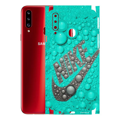 Samsung A/S Series Phone Skins (All Models) - Shoe Brand Bubbles - Matte Finish (M-42) Samsung Galaxy A20S