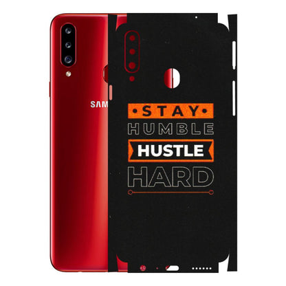 Samsung A/S Series Phone Skins (All Models) - Stay Humble Stay Hard - Matte Finish (M-48) Samsung Galaxy A20S