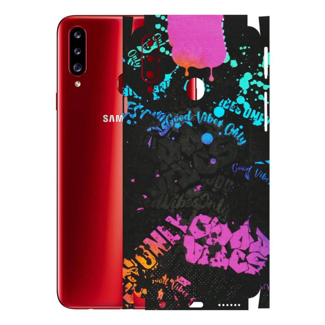 Samsung A/S Series Phone Skins (All Models) - Majestic Black Vibes - Matte Finish (M-62) Samsung Galaxy A20S