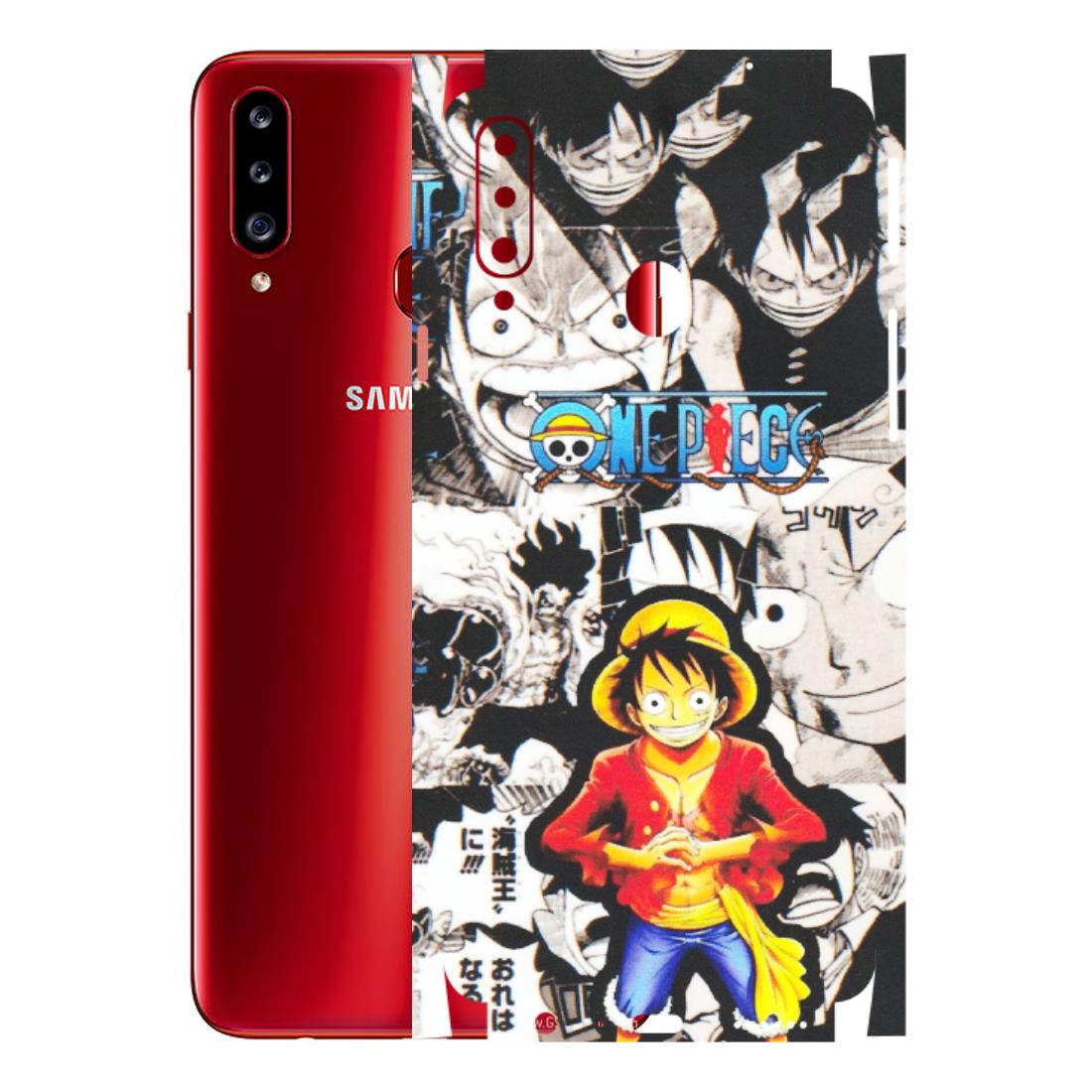 Samsung A/S Series Phone Skins (All Models) - One Piece B&W - Matte Finish (M-63) Samsung Galaxy A20S