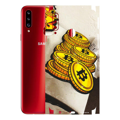 Samsung A/S Series Phone Skins (All Models) - Billionaire Bitcoin Collection - Matte Finish (M-92) Samsung Galaxy A20S