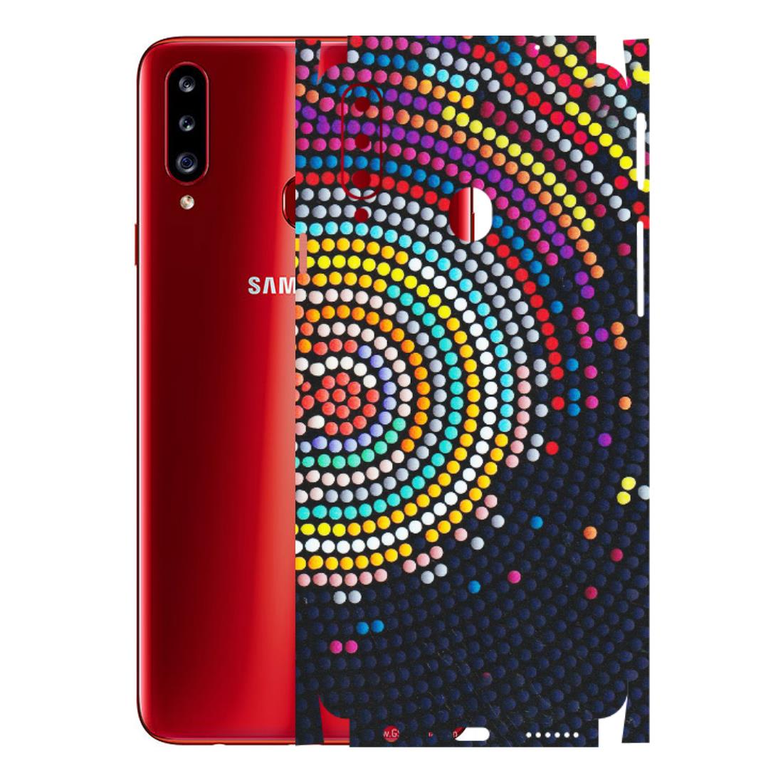 Samsung A/S Series Phone Skins (All Models) - Rainbow Dot Mandala - Matte Finish (M-97) Samsung Galaxy A20S