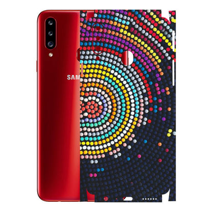 Samsung A/S Series Phone Skins (All Models) - Rainbow Dot Mandala - Matte Finish (M-97) Samsung Galaxy A20S