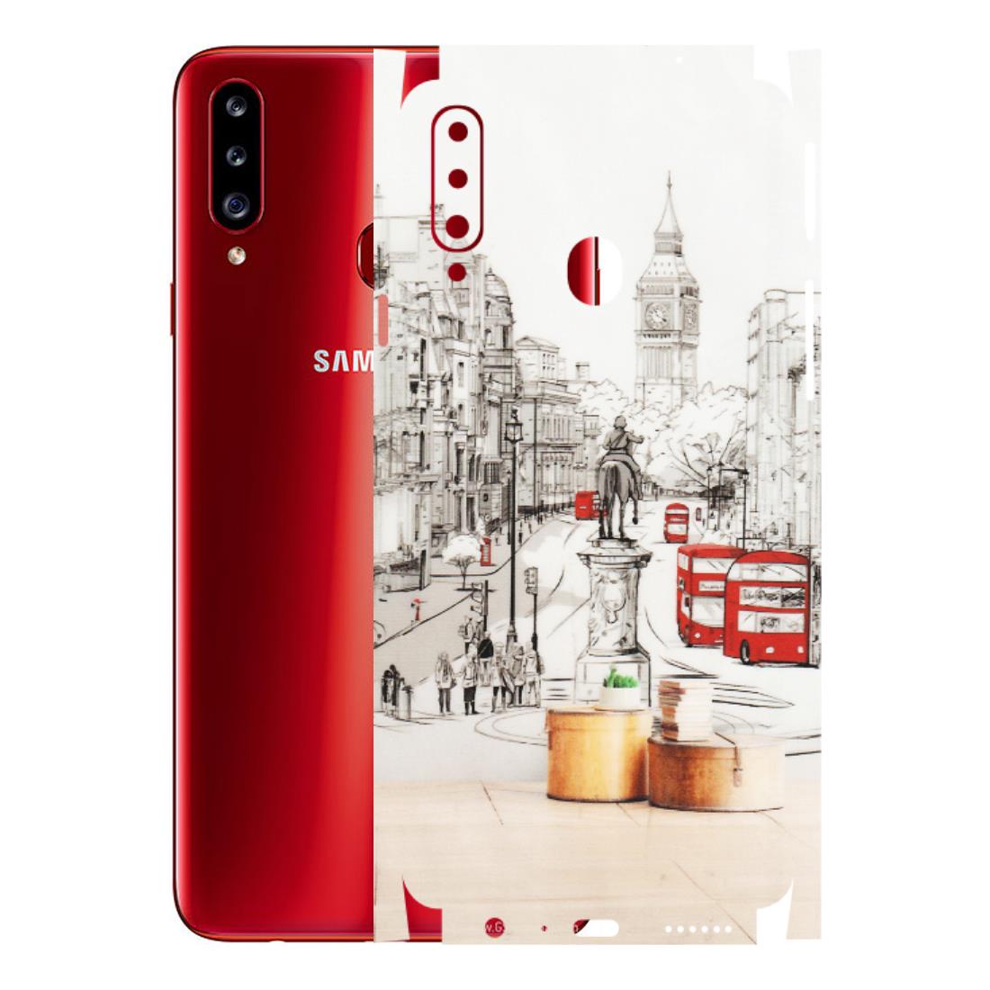 Samsung A/S Series Phone Skins (All Models) - London Street - Transparent Finish (T-02) Samsung Galaxy A20S
